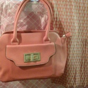SOLD - Coral Handbag - Spring Pop of Color